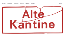 Tablet Screenshot of alte-kantine-wedding.de